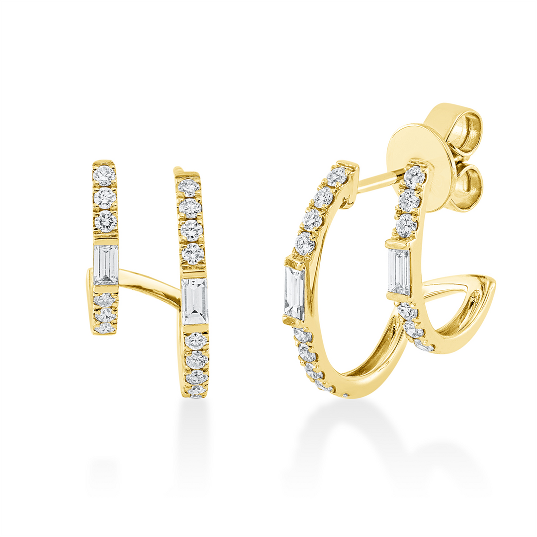 Baguette Ohrschmuck - 2S689