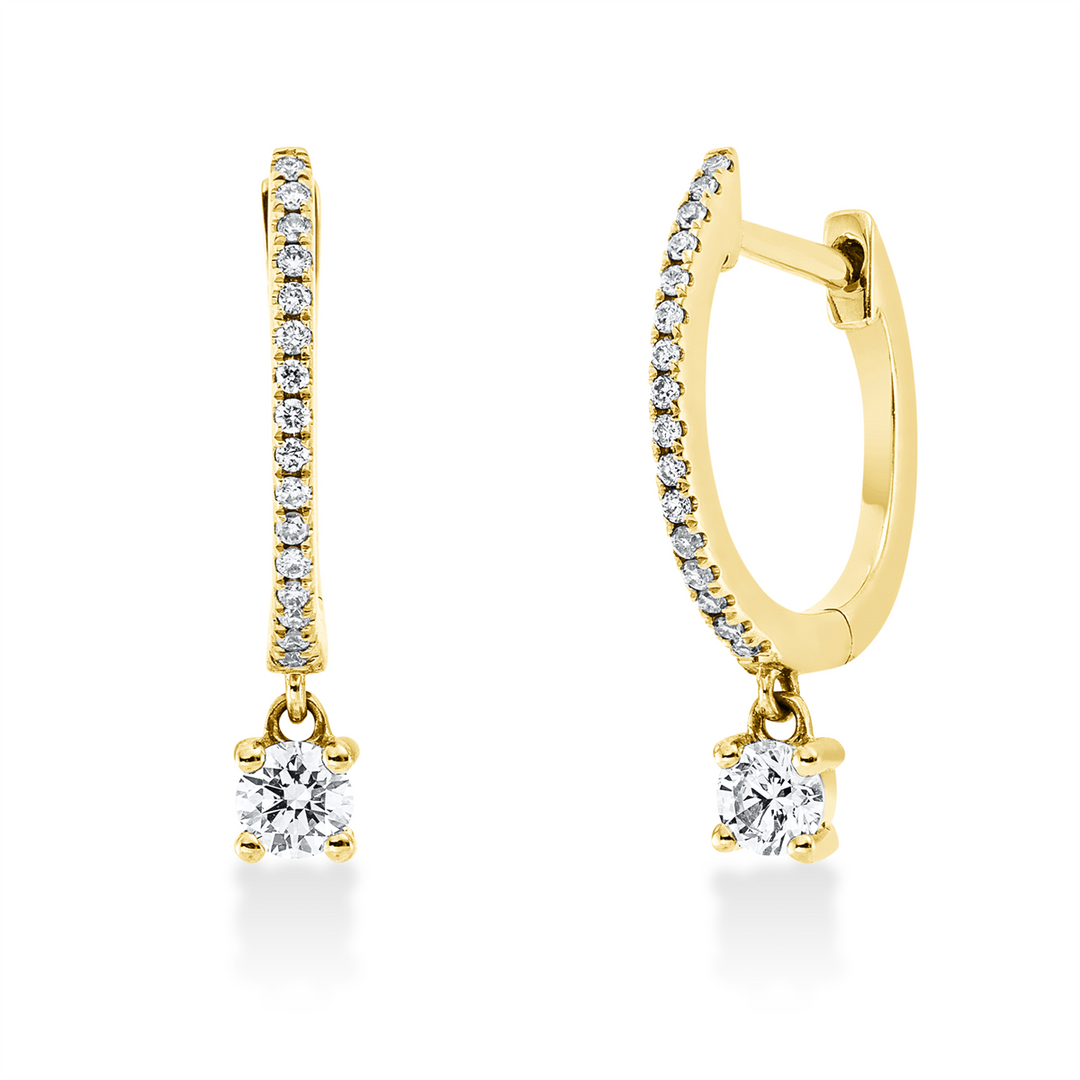 Solitaire mit Besatz Ohrschmuck - 2T018