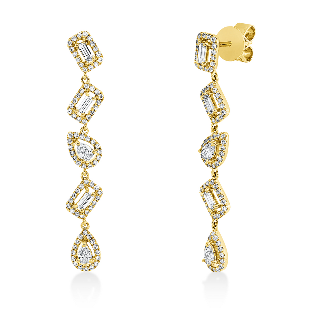 Baguette Ohrschmuck - 2T859