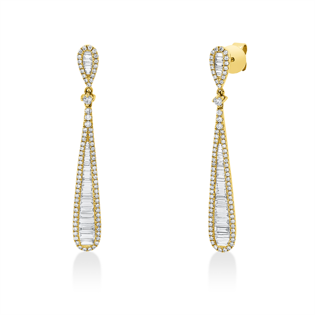 Baguette Ohrschmuck - 2U449