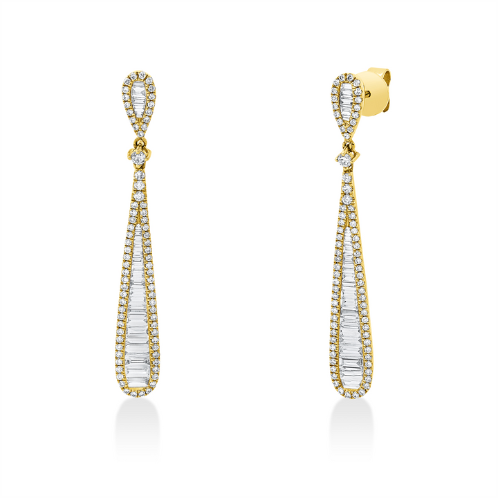 Baguette Ohrschmuck - 2U449