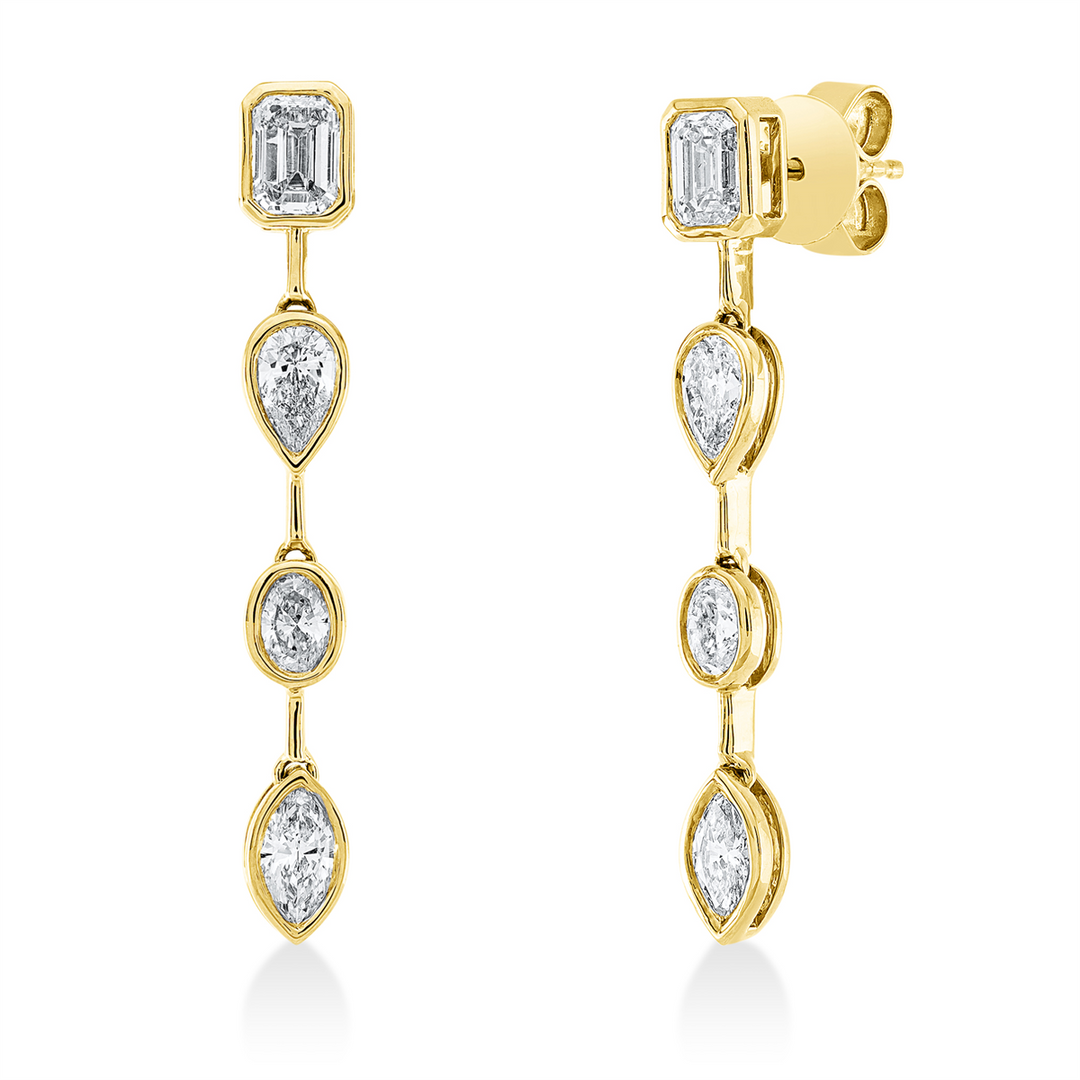 Baguette Ohrschmuck - 2V141