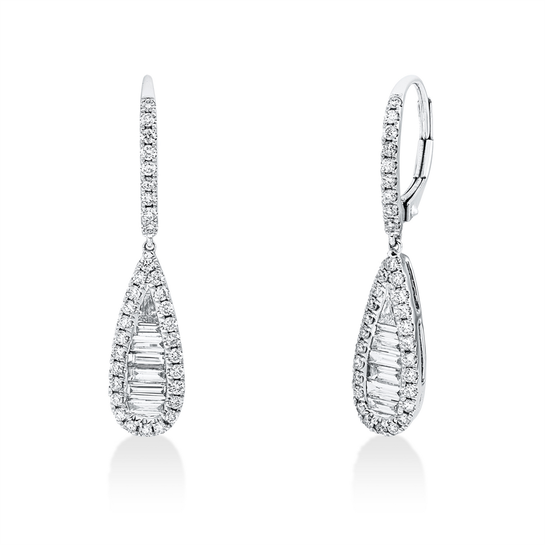 Baguette Illusion Ohrschmuck - 2W870