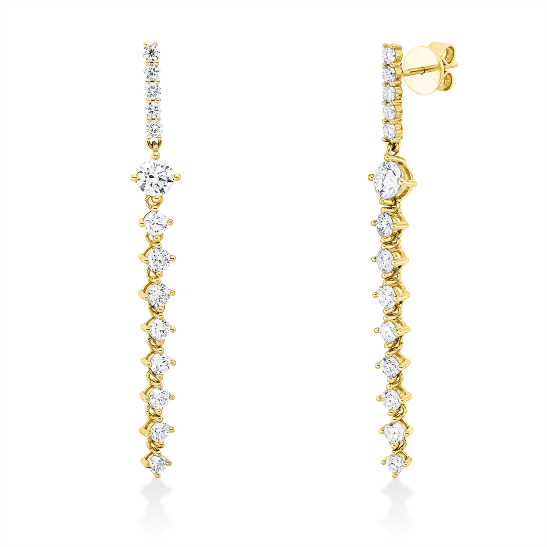 Mehrfachsteinbesatz Ohrschmuck - 2X606