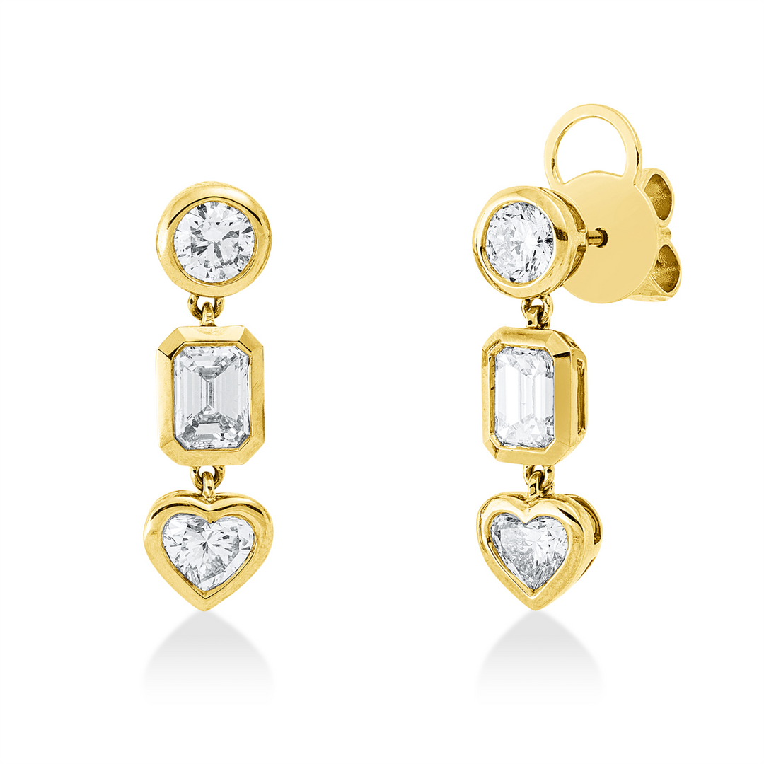 Herz Ohrschmuck - 2X629