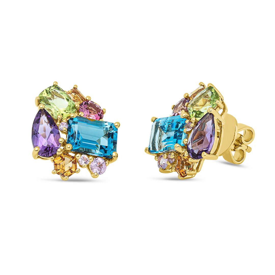 Rainbow &amp; Multicolor Ohrstecker - 2Y132