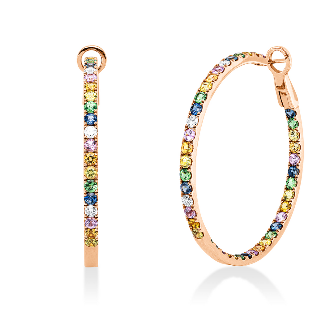Rainbow &amp; Multicolor Creolen - 2Y460