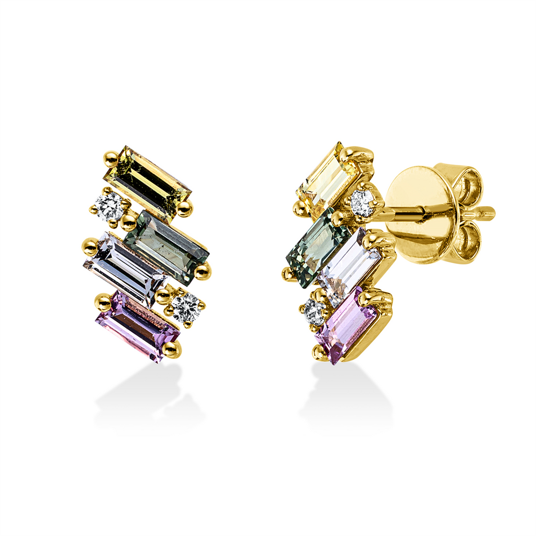 Rainbow &amp; Multicolor Ohrstecker - 2Y488