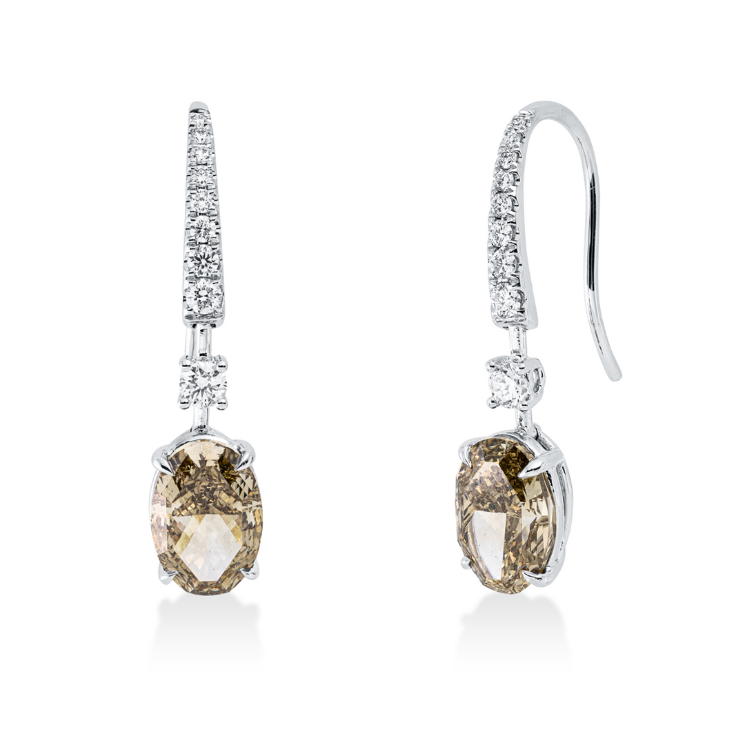 Farbiger Diamant Ohrhänger - 2Y522