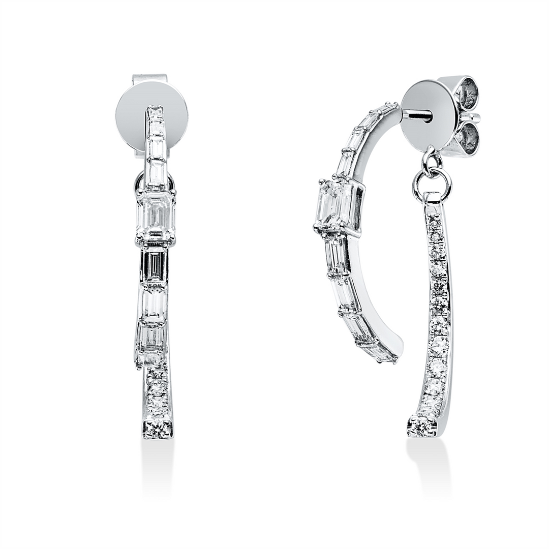 Mehrfachsteinbesatz Ohrschmuck - 2Y968