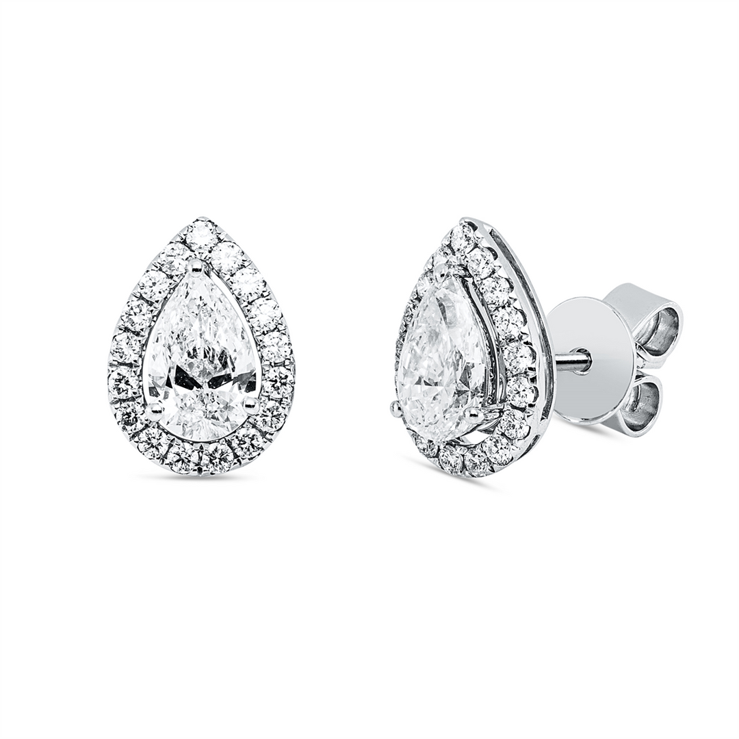 Solitaire mit Besatz Ohrstecker - 2Y984