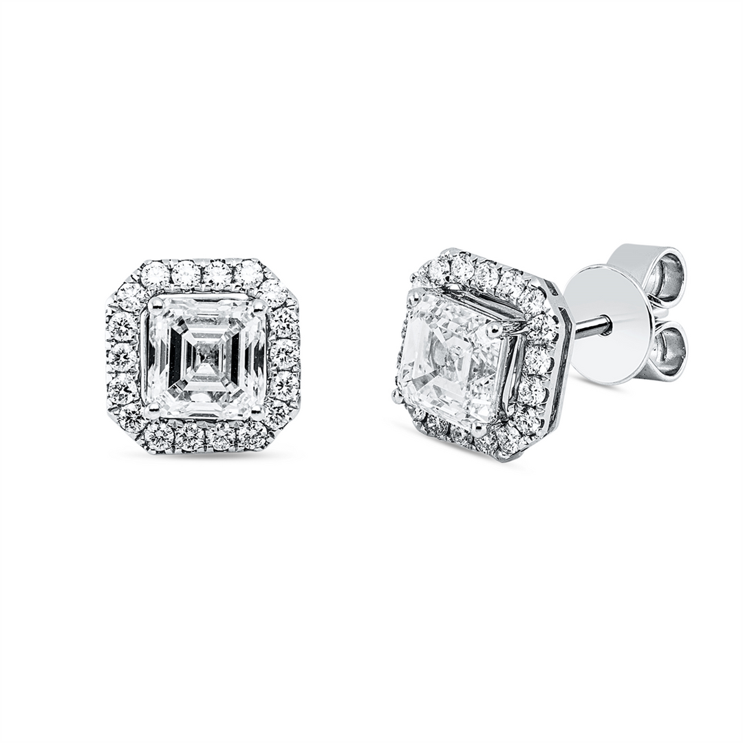 Solitaire mit Besatz Ohrstecker - 2Y985