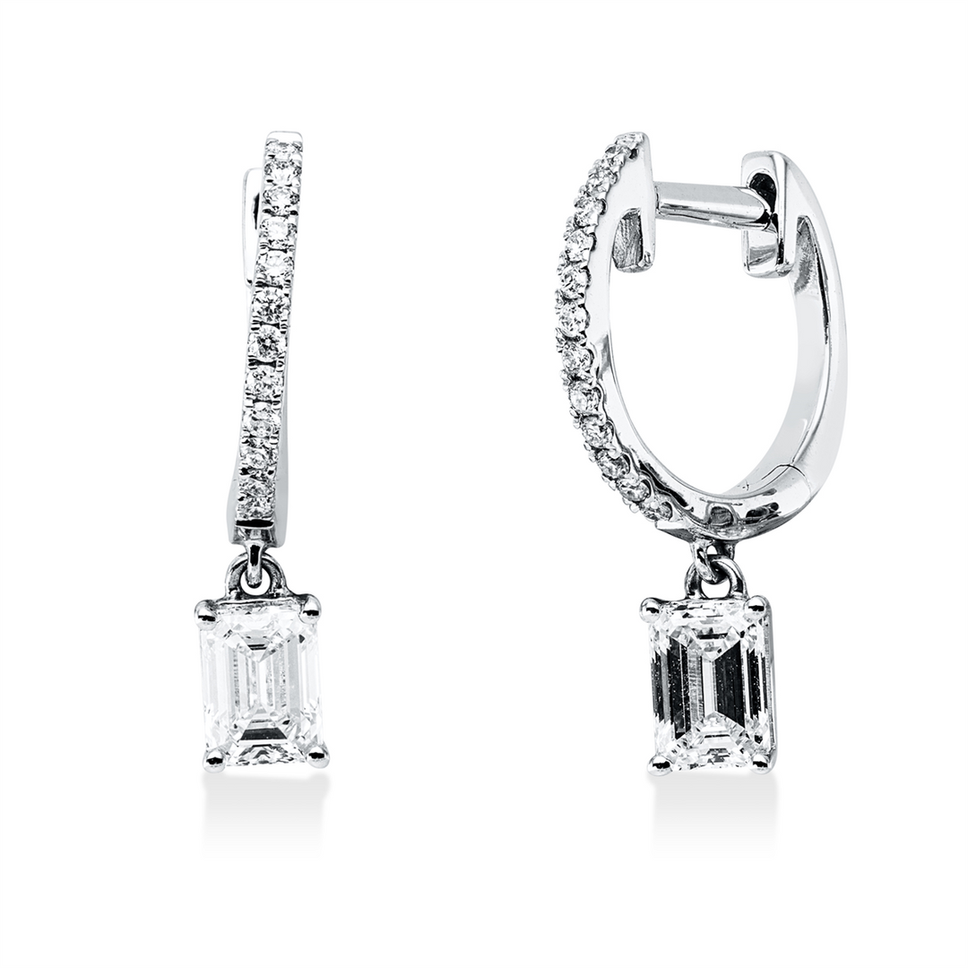 Solitaire mit Besatz Ohrschmuck - 2Z154