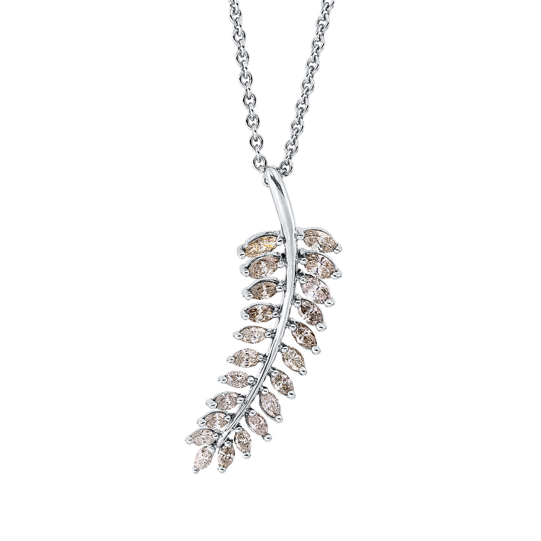 Farbiger Diamant Anhänger - 3H673