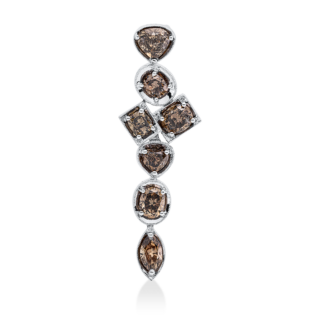 Farbiger Diamant Anhänger - 3H675