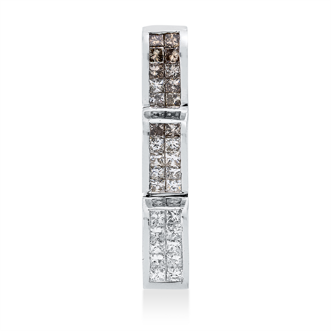 Farbiger Diamant Anhänger - 3I768