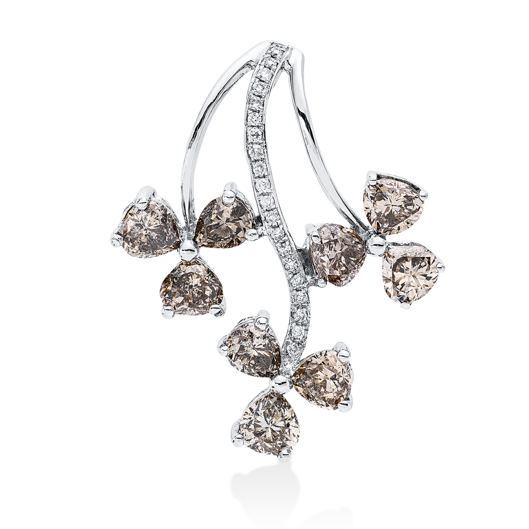 Farbiger Diamant Anhänger - 3I773