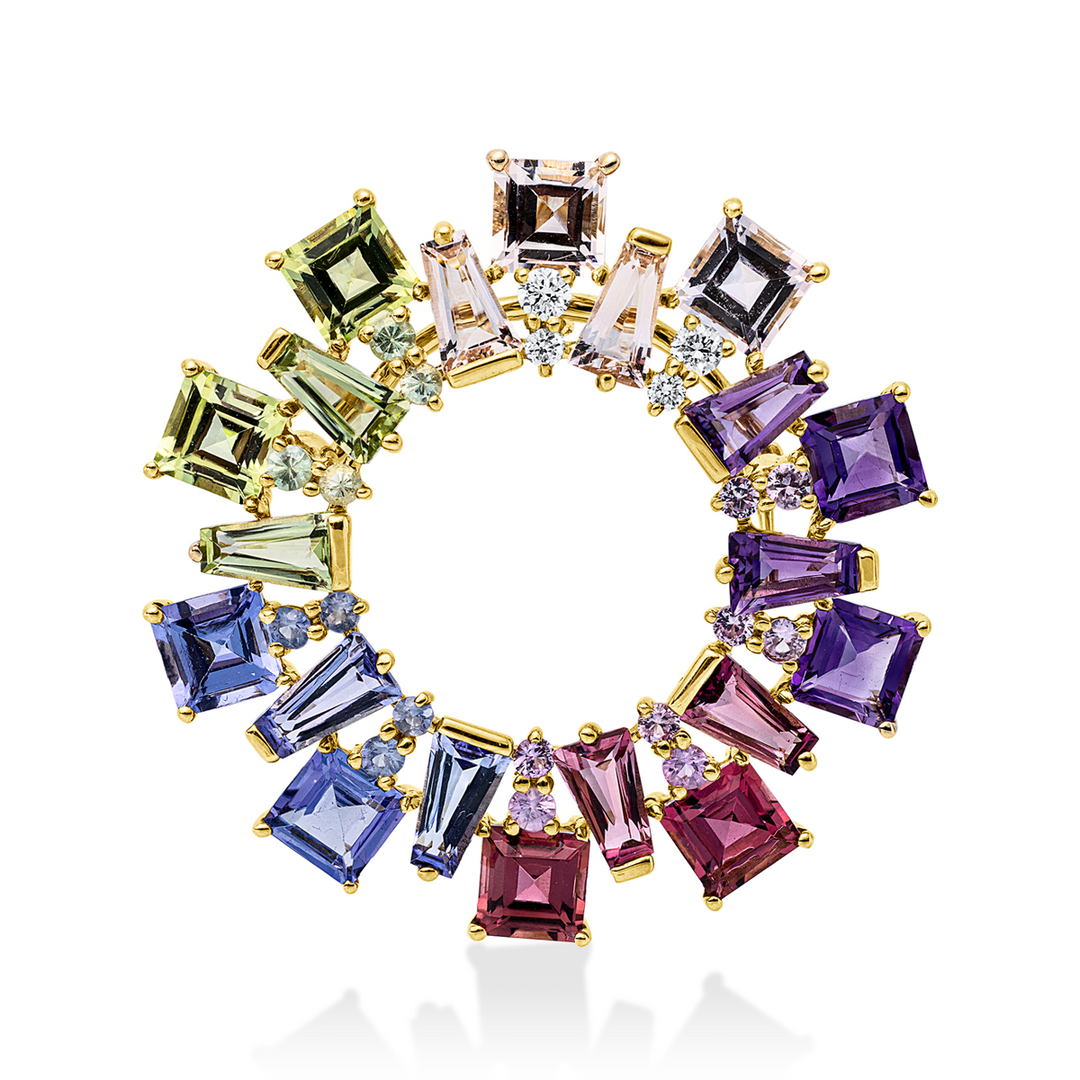 Rainbow &amp; Multicolor Brosche - 3I802