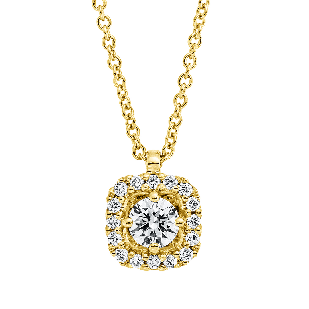 Solitaire mit Besatz Collier - 4N744
