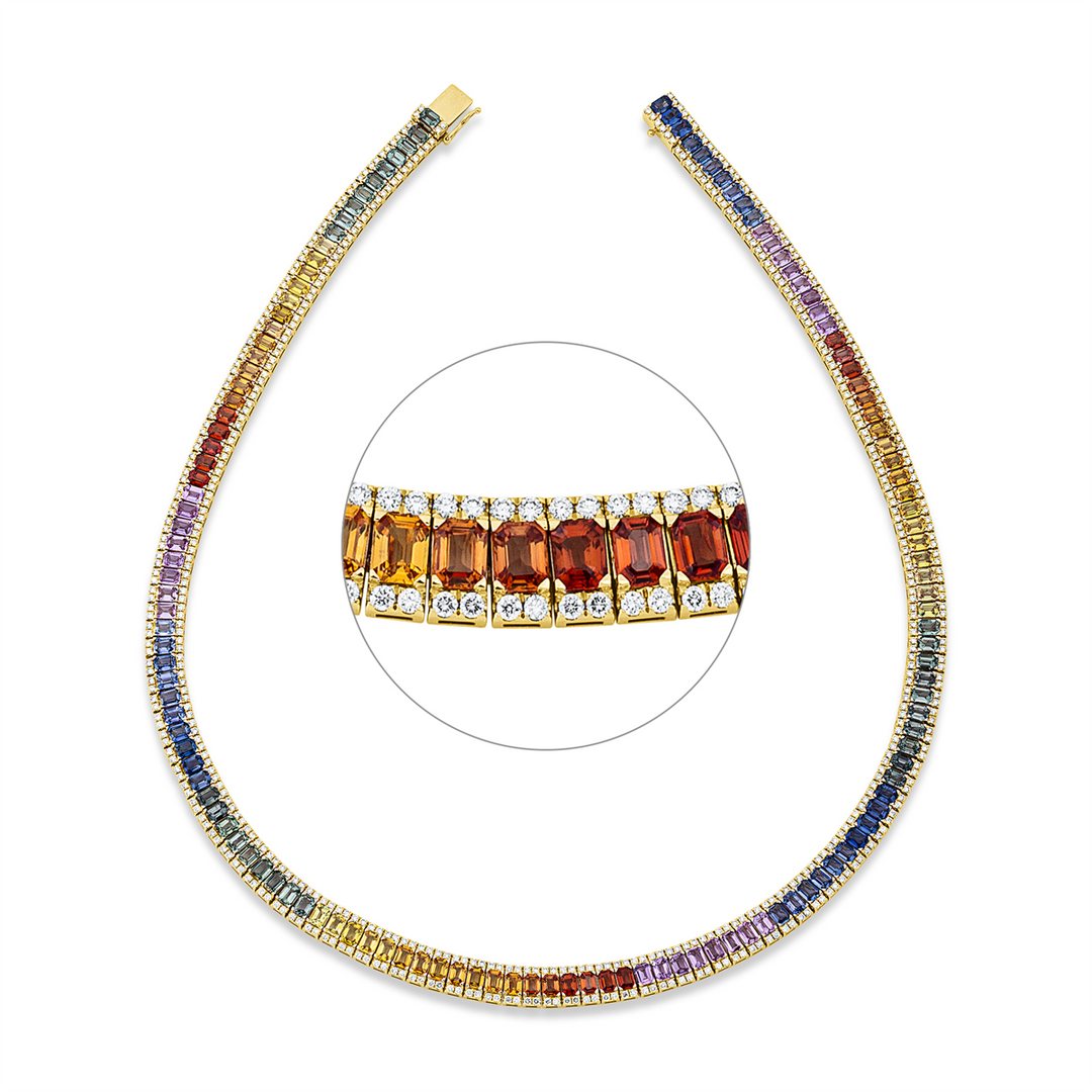 Rainbow &amp; Multicolor Collier - 4P237