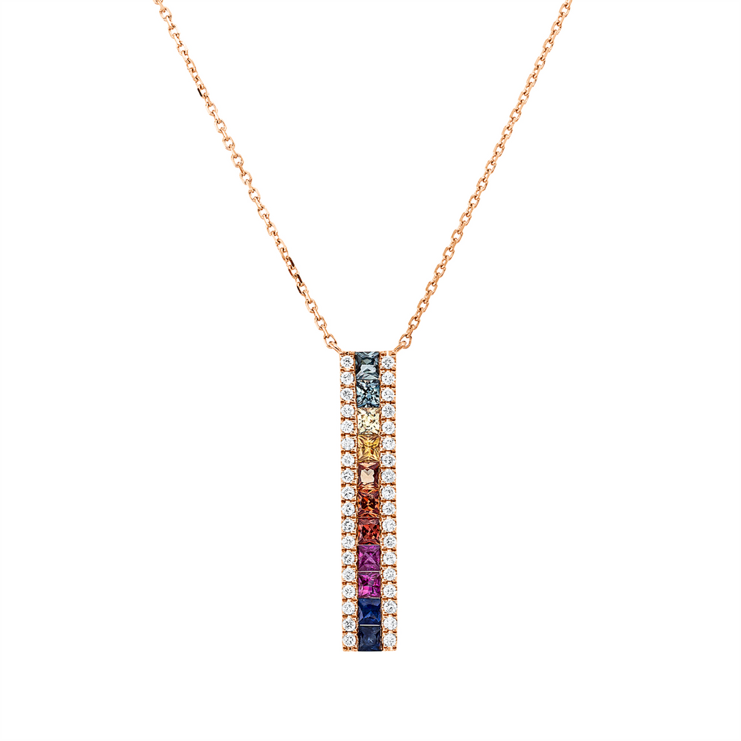 Rainbow &amp; Multicolor Collier - 4P369