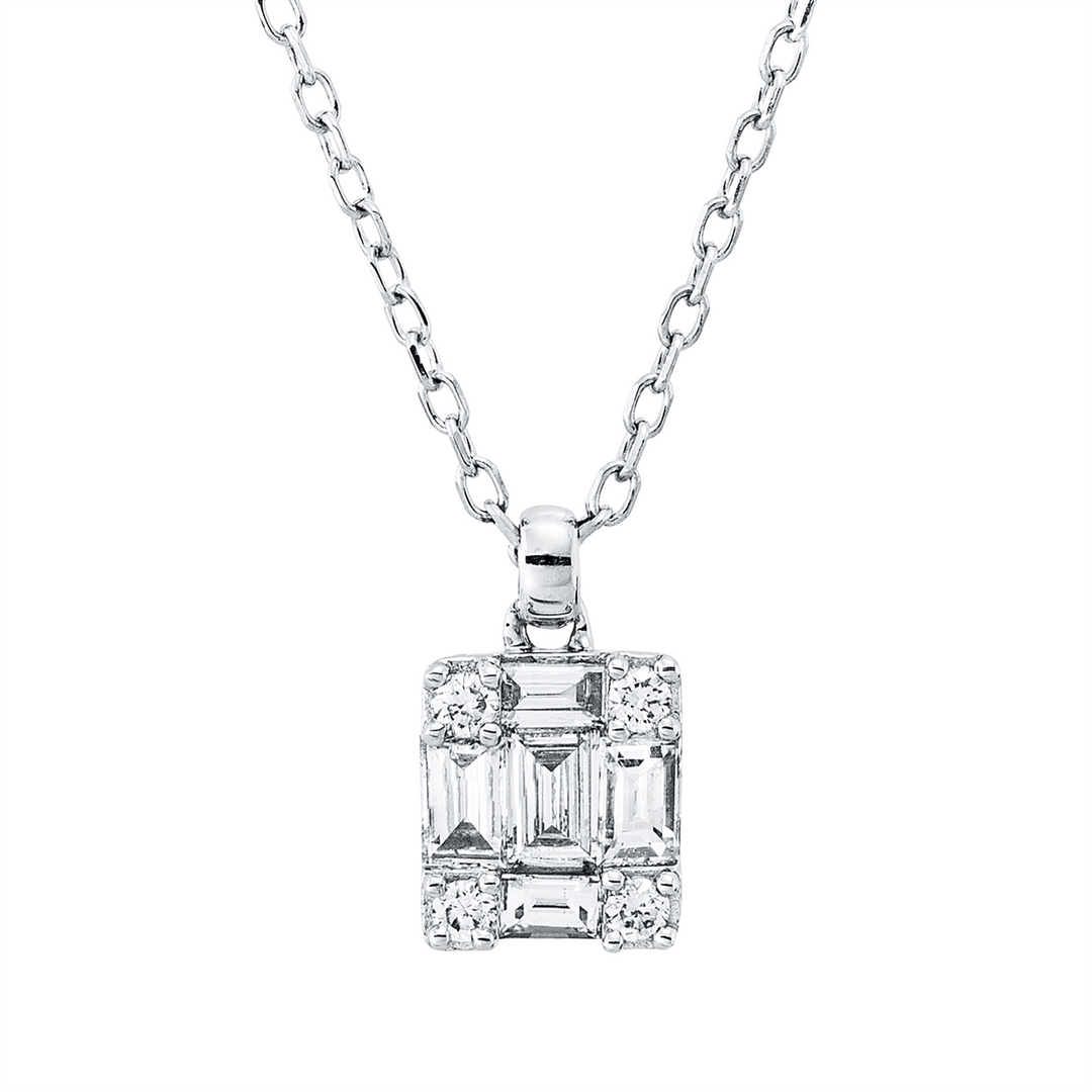 Baguette Illusion Collier - 4P767