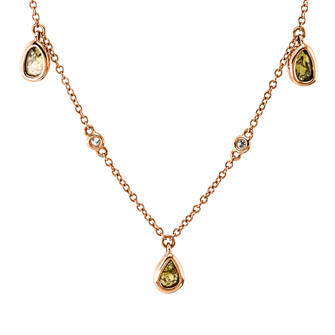 Farbiger Diamant Collier - 4Q053