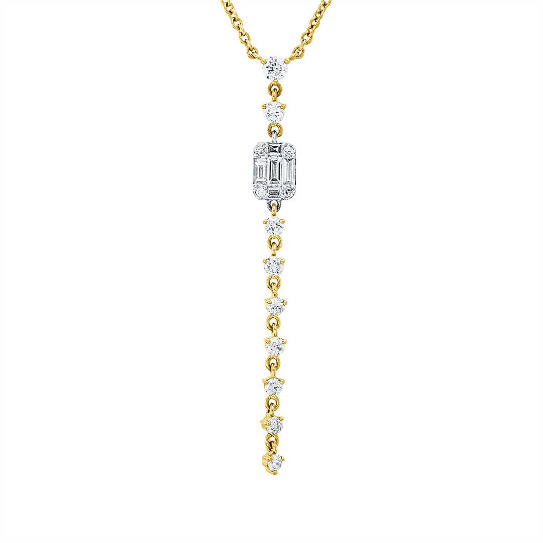 Baguette Illusion Collier - 4R178