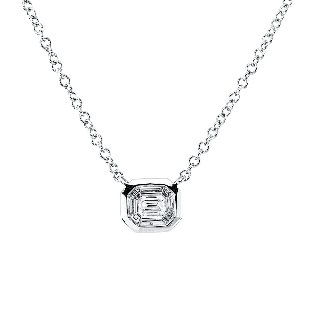 Baguette Illusion Collier - 4R191