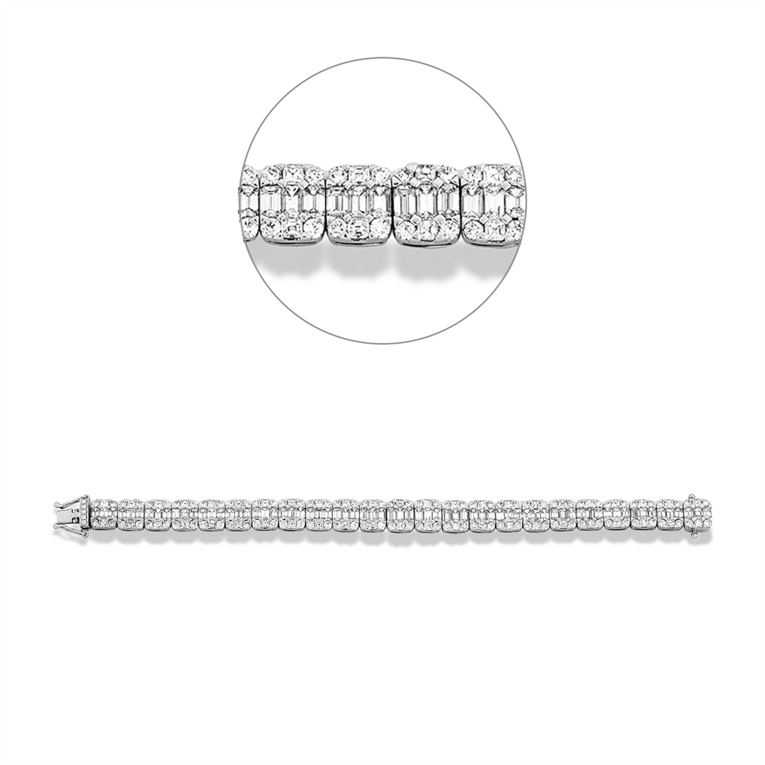 Baguette Illusion Armband - 5C266