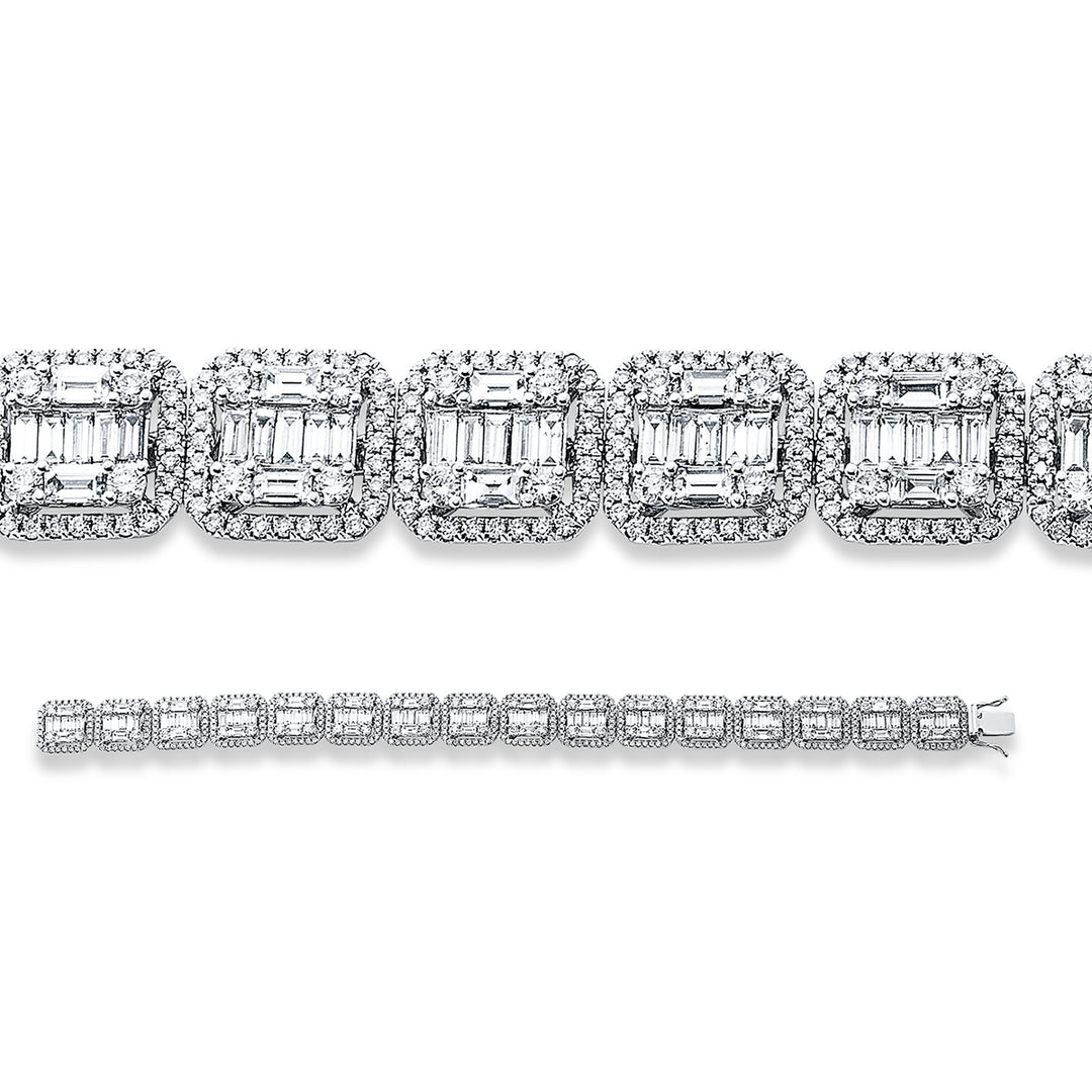 Baguette Illusion Armband - 5D336