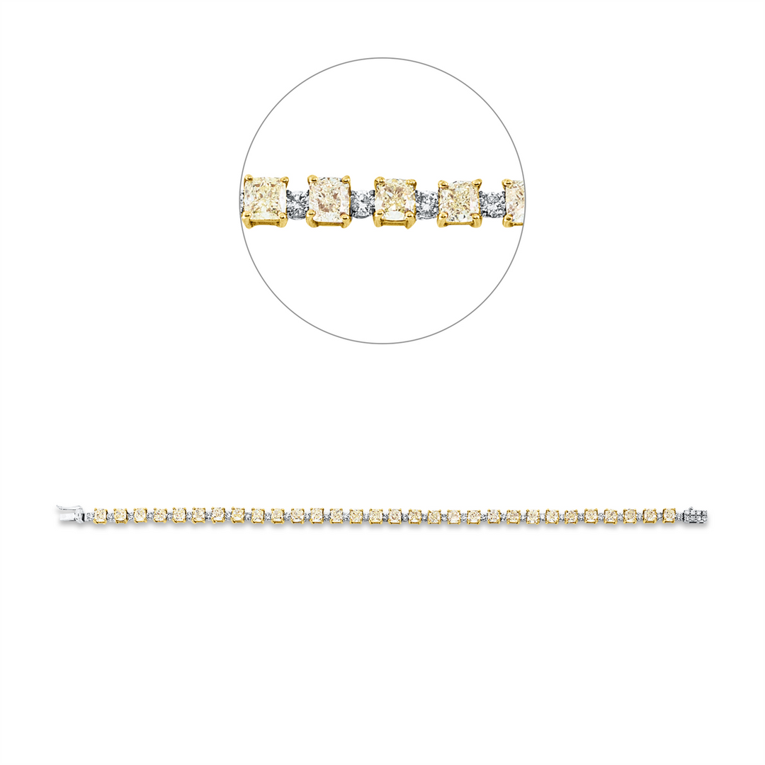 Farbiger Diamant Armband - 5E899