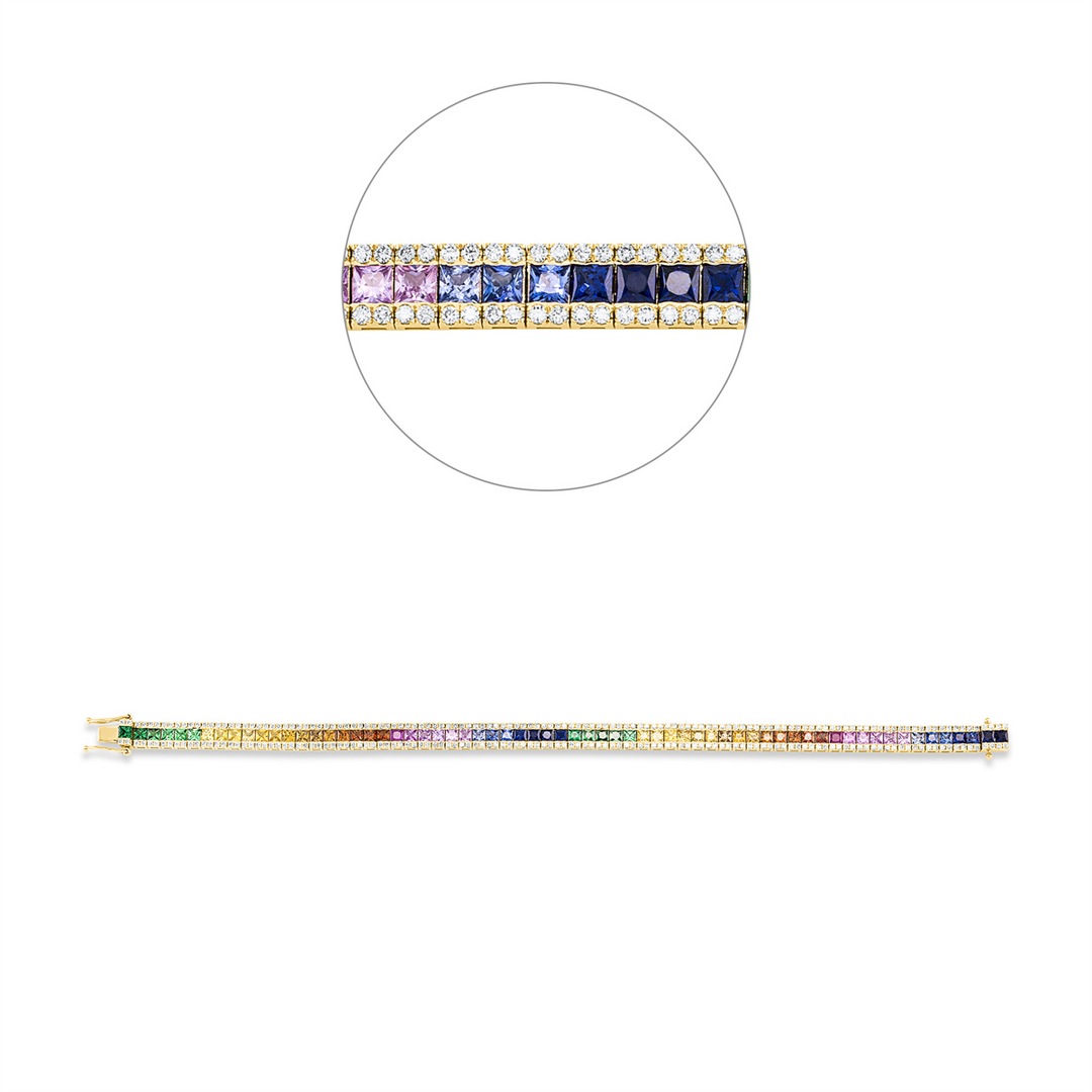 Rainbow &amp; Multicolor Armband - 5F206