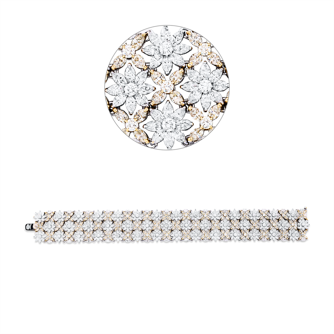 Farbiger Diamant Armband - 5G437