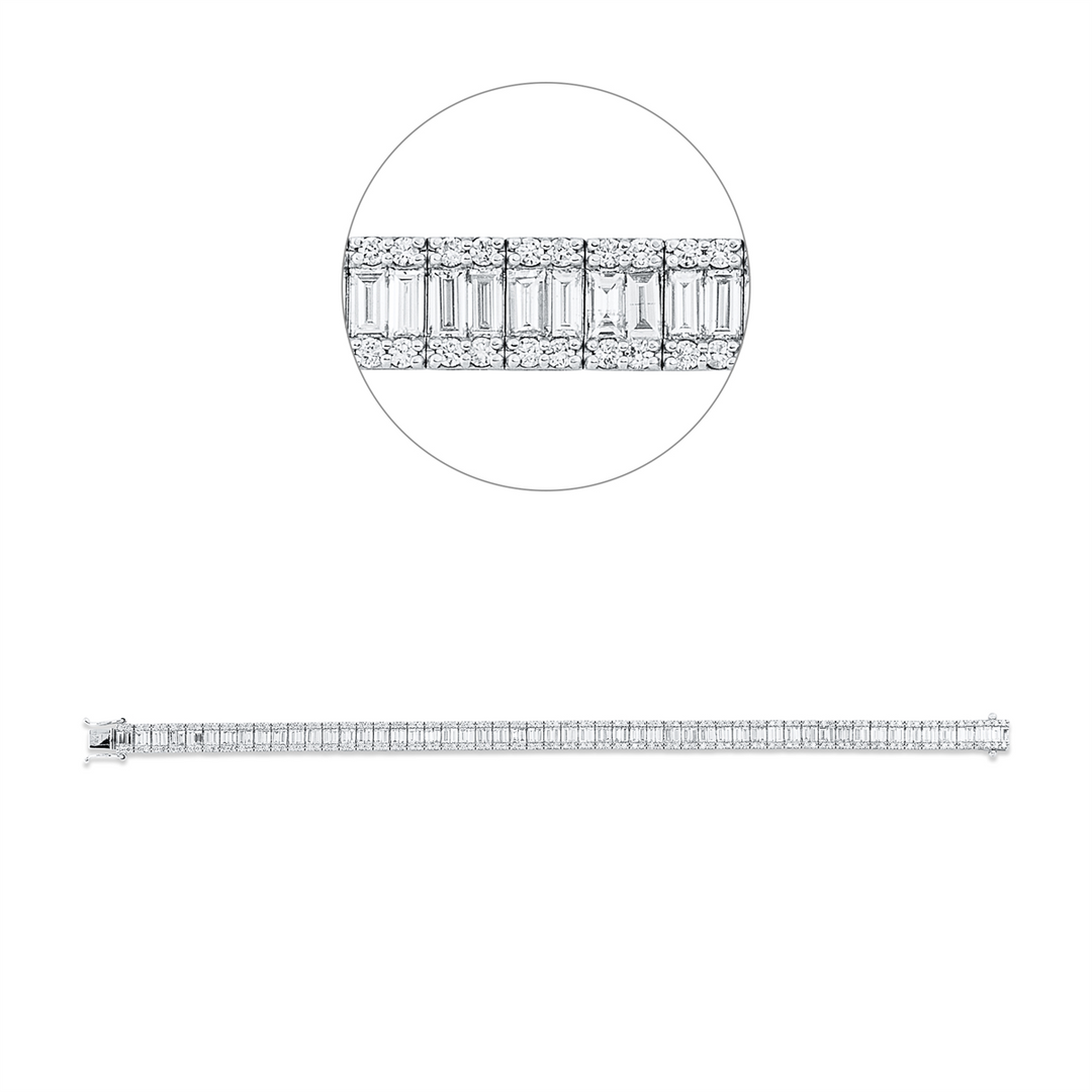 Baguette Illusion Armband - 5G641