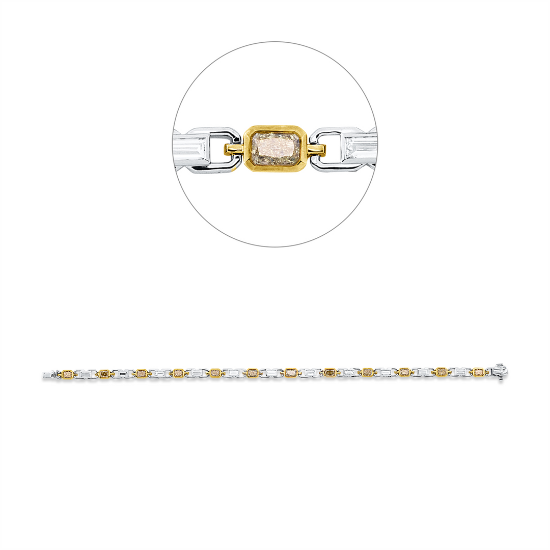 Farbiger Diamant Armband - 5G657