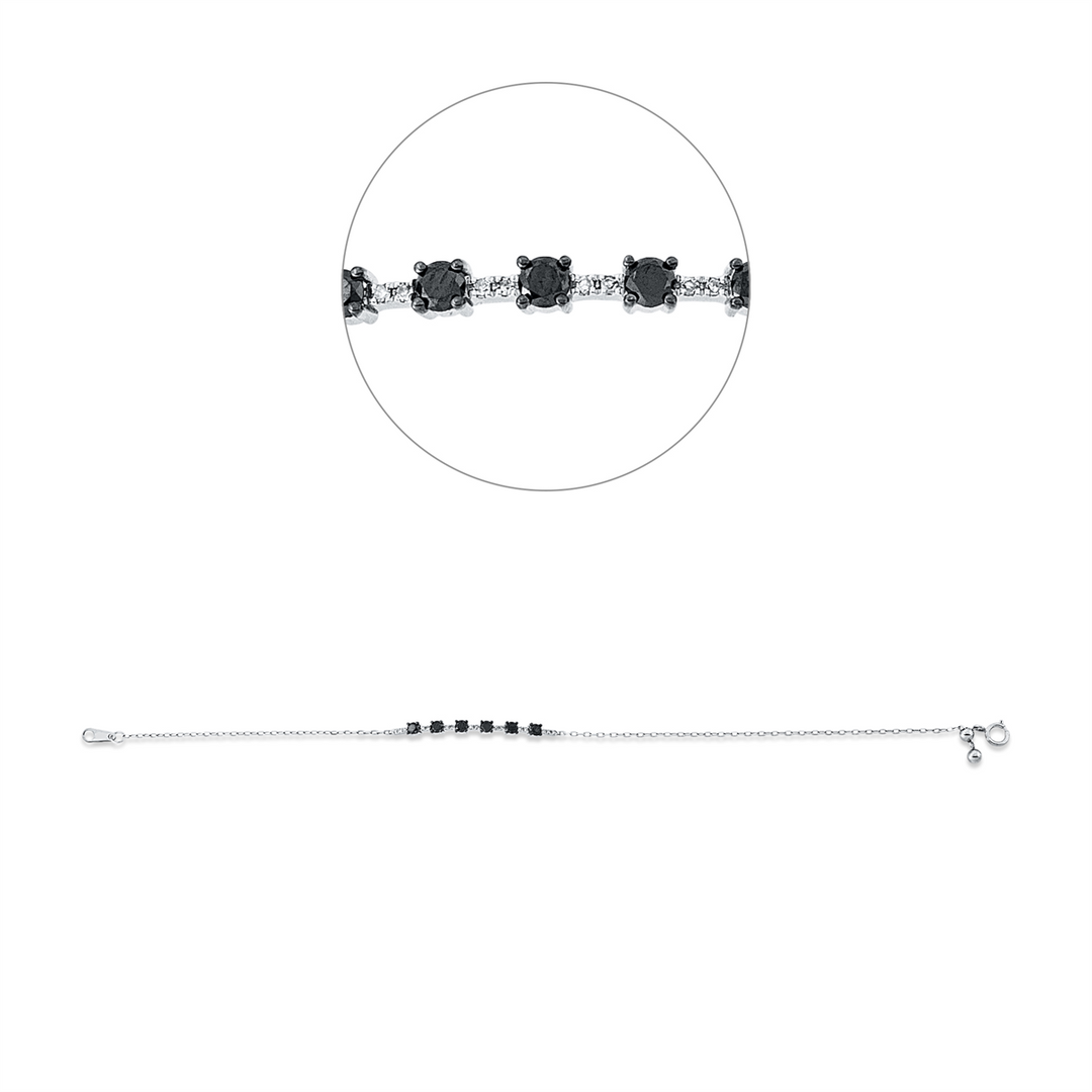 Farbiger Diamant Armband - 5G688