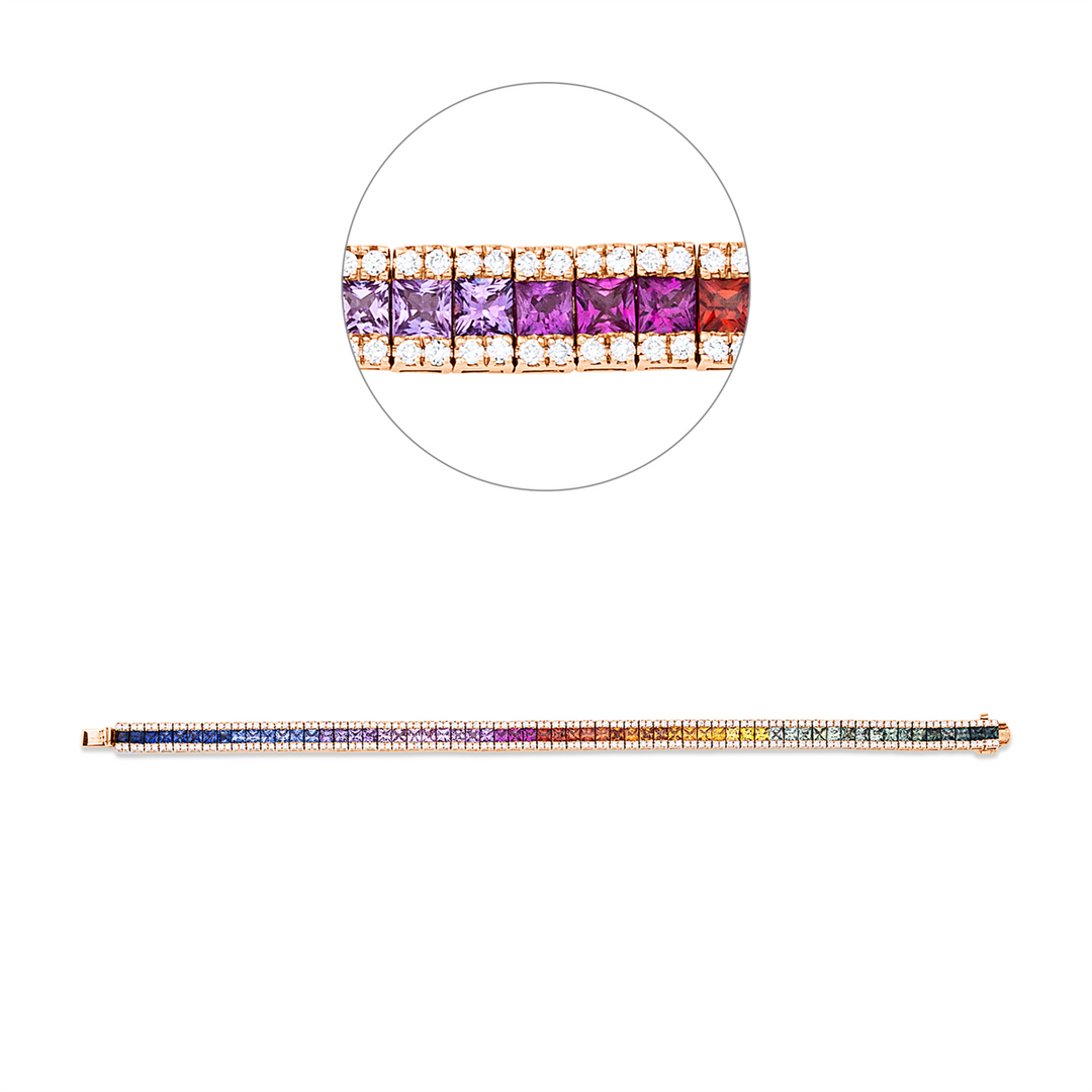 Rainbow &amp; Multicolor Armband - 5G906