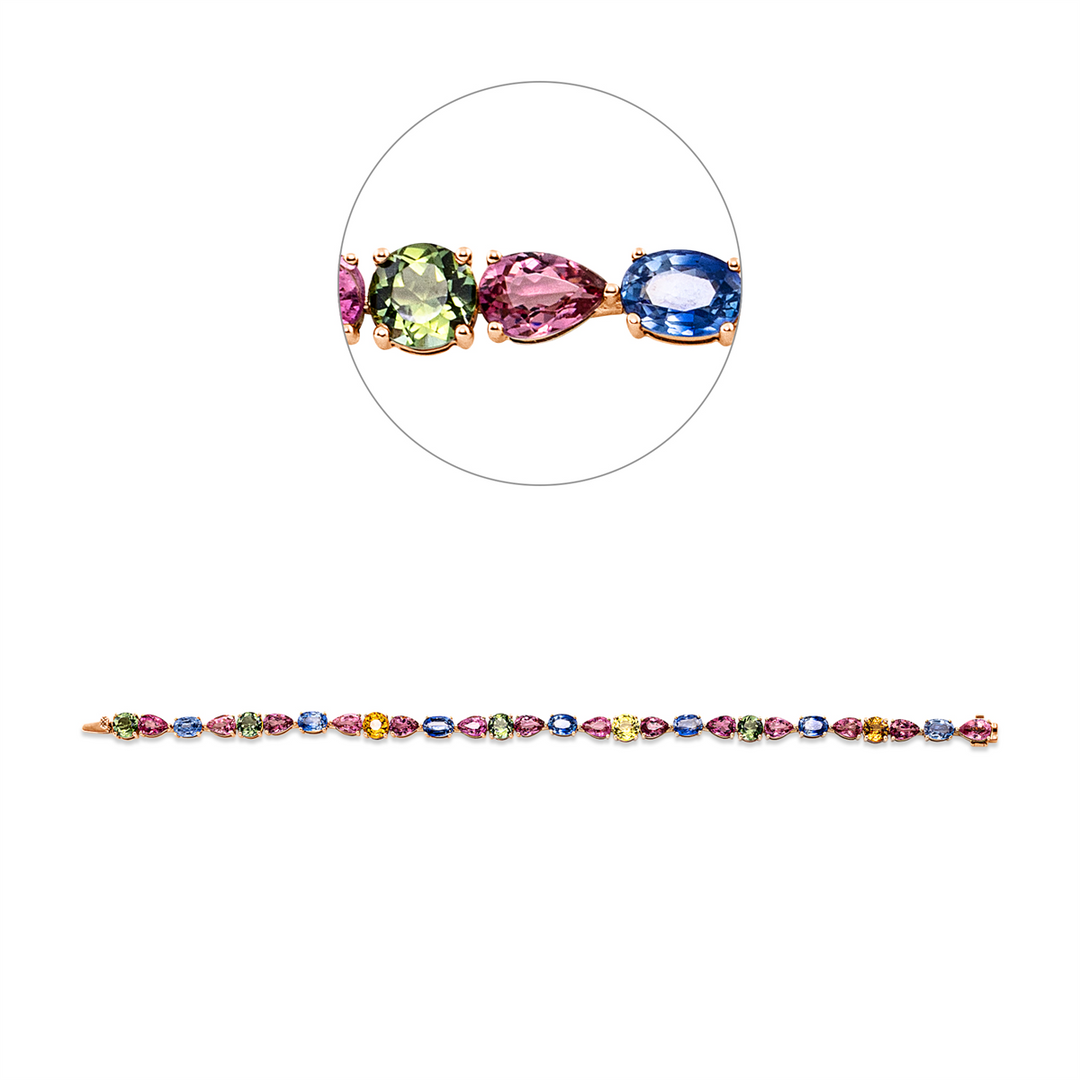 Rainbow &amp; Multicolor Armband - 5G925