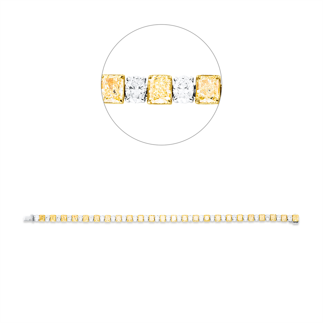 Farbiger Diamant Armband - 5G947