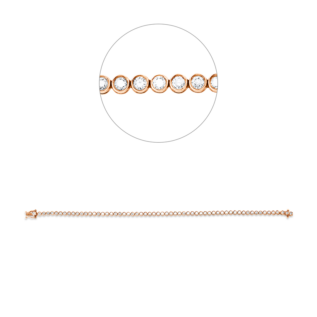 Farbiger Diamant Armband - 5G956